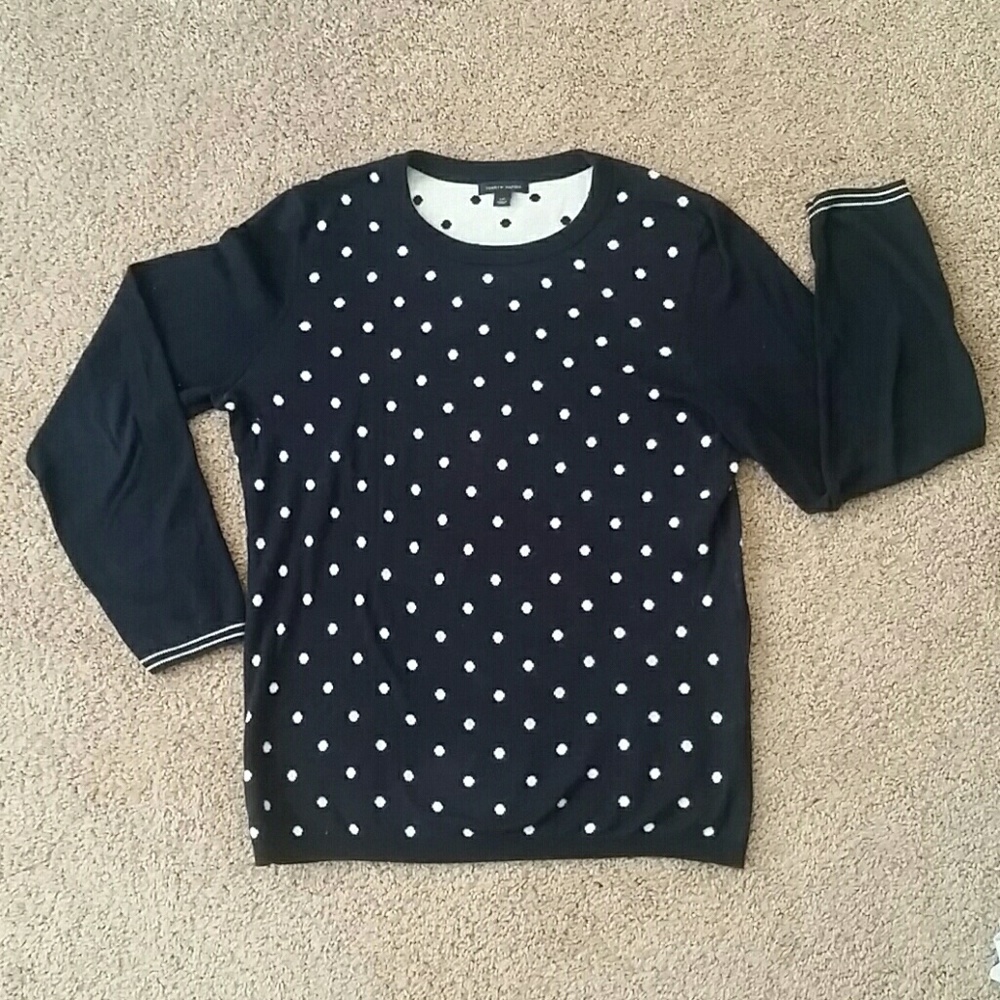 Tommy Hilfiger polka dot sweater.  Size large